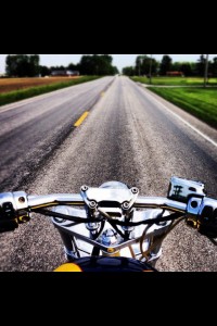 Nothing better than riding on a beautiful day when I’m the only one on the road.