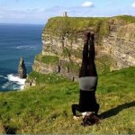 The Cliffs of Moher in Ireland…it’s illegal to climb the fence and get this close to the edge…so guess who had to do it.