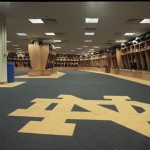 Notre Dame Football Locker Room